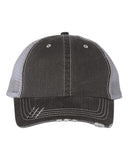 Custom TEXT distressed trucker hat