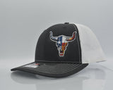 Texas Flag Bull Skull Trucker Cap