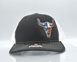 Texas Flag Bull Skull Trucker Cap