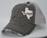 Texas Home Trucker Cap Embroidered