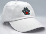 Heart in Dog Paw Hat