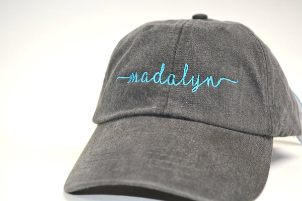 PERSONALIZED NAME BASEBALL HAT