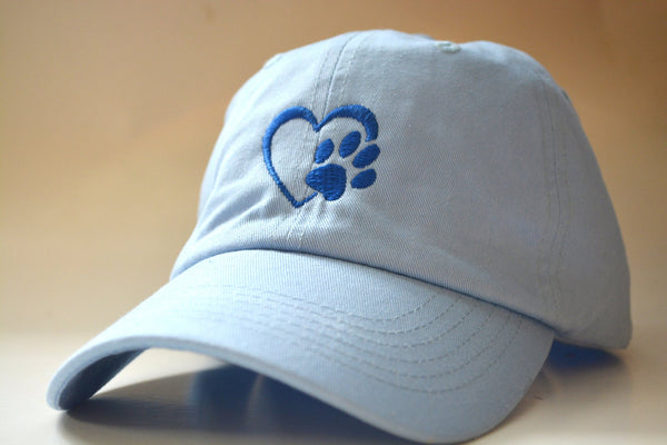 Dog Paw Heart Hat