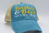 Sunshine and Beer Structured Trucker Hat