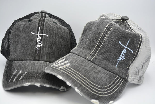 Faith Cross Trucker Hat