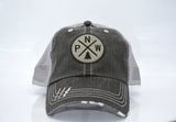 Pacific North West (PNW) Leather Patch Trucker Hat